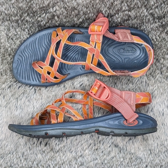 Chaco Z/Volv X2 Sandals Verdure Peach Women's 7 - Picture 8 of 12